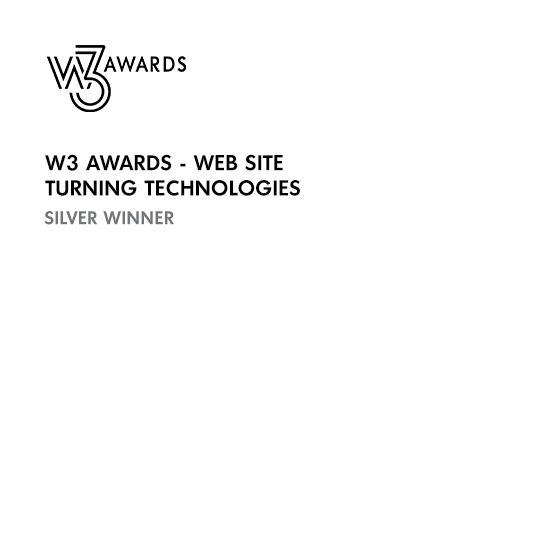 W3 Silver Award for Turning Technologies Web Site